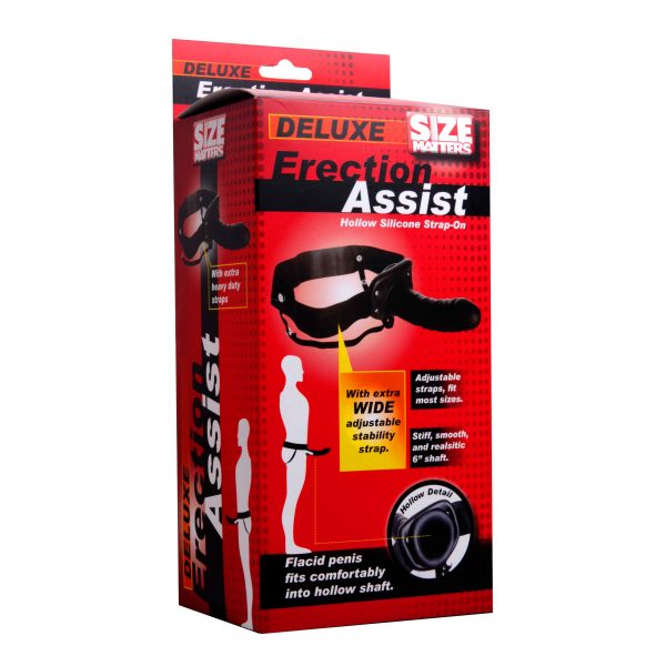Size Matters Erection Assist Hollow Silicone Strap On - Image 5