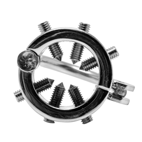 Spiked CBT Ball Stretcher with Scrotum Separator - Image 4