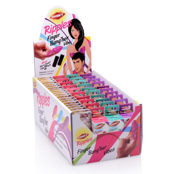 POP Display Ripples Finger Bang-her Vibes and Micro Bullet 2 Packs - Image 2
