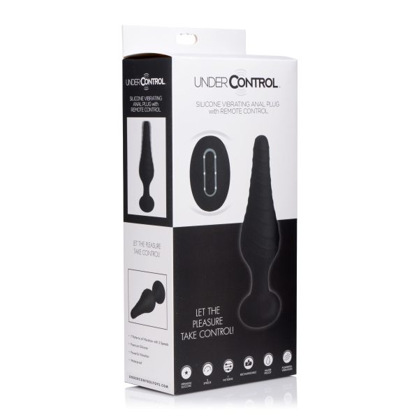 Silicone Vibrating Anal Plug With Remote Control - Image 7