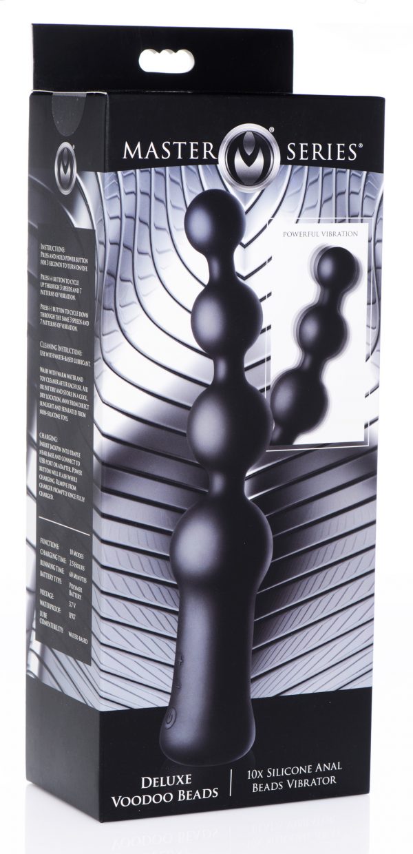 Deluxe Voodoo Beads 10X Silicone Anal Beads Vibrator - Image 9