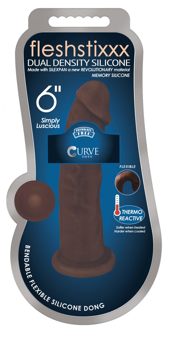 Silexpan Hypoallergenic Silicone Dildo - 6 Inch - Image 3