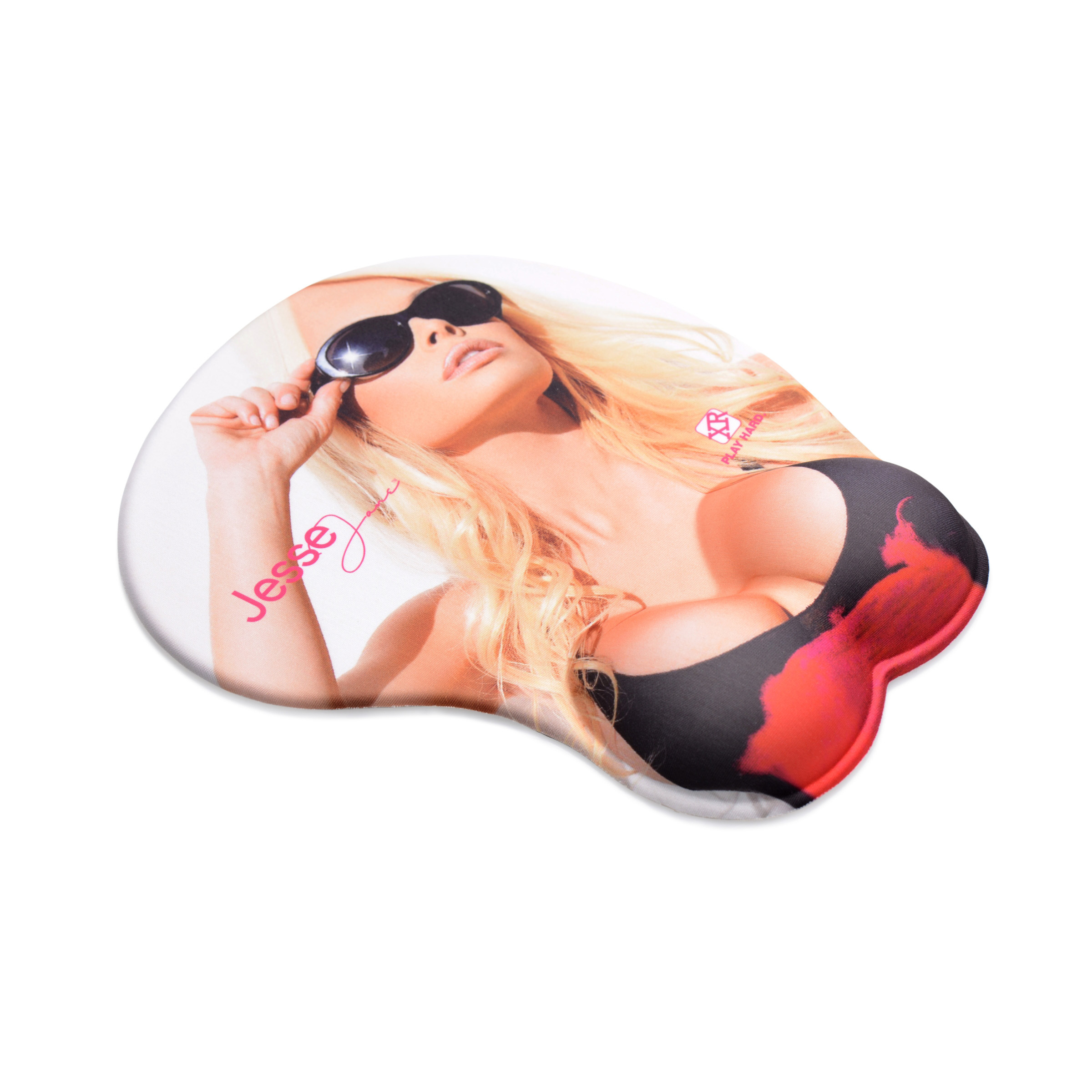 Jesse Jane Boob Mouse Pad with Gel Wrist Support - Image 2